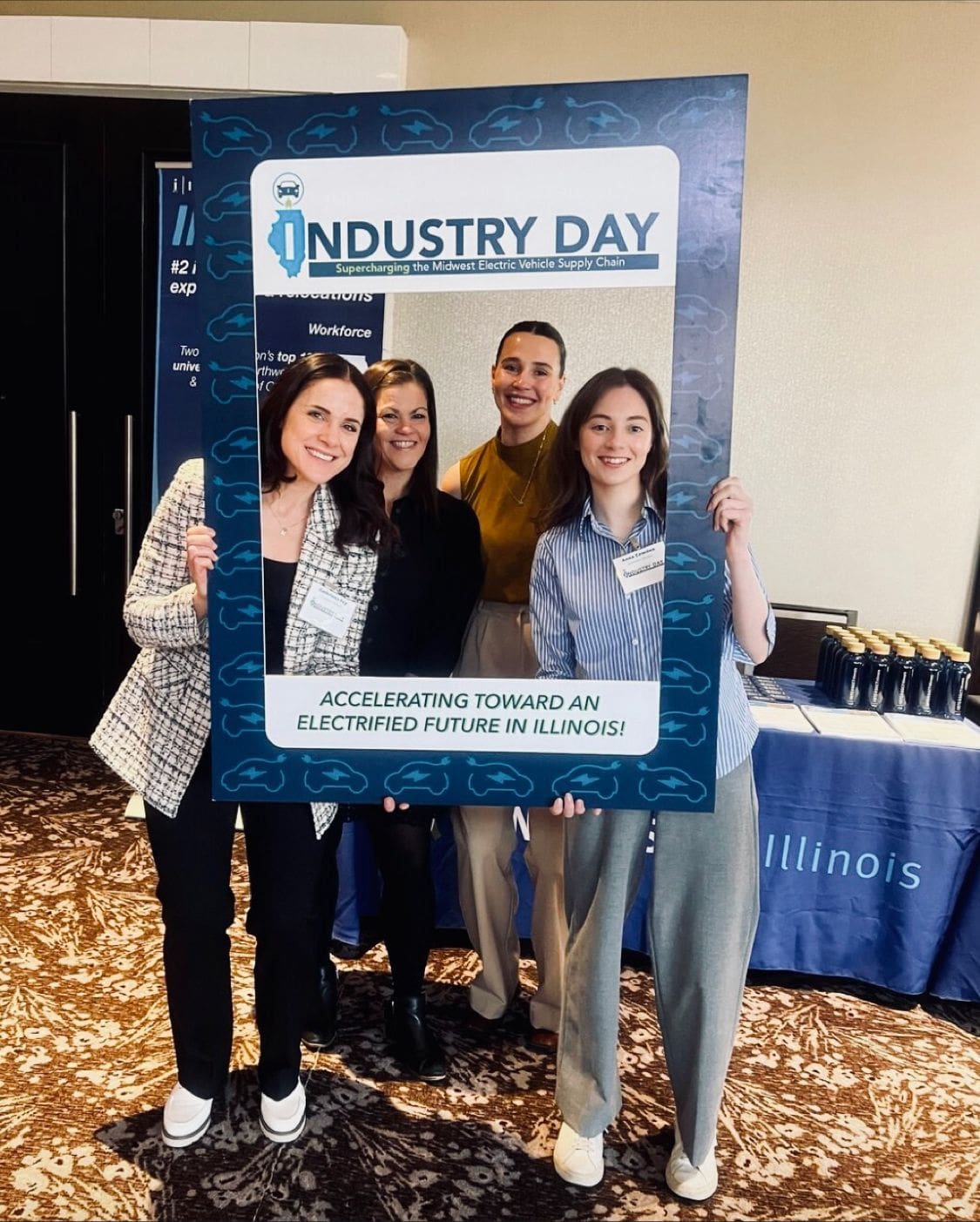 Members of Intersect Illinois at EV Industry Day 2024. Photo courtesy of Cathriona Fey.