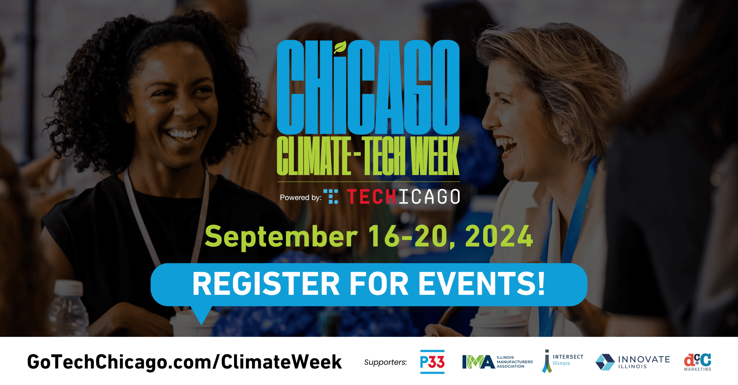 Register now for TechChicago Climate Tech Week 2024 (CTW24), September 16-20.