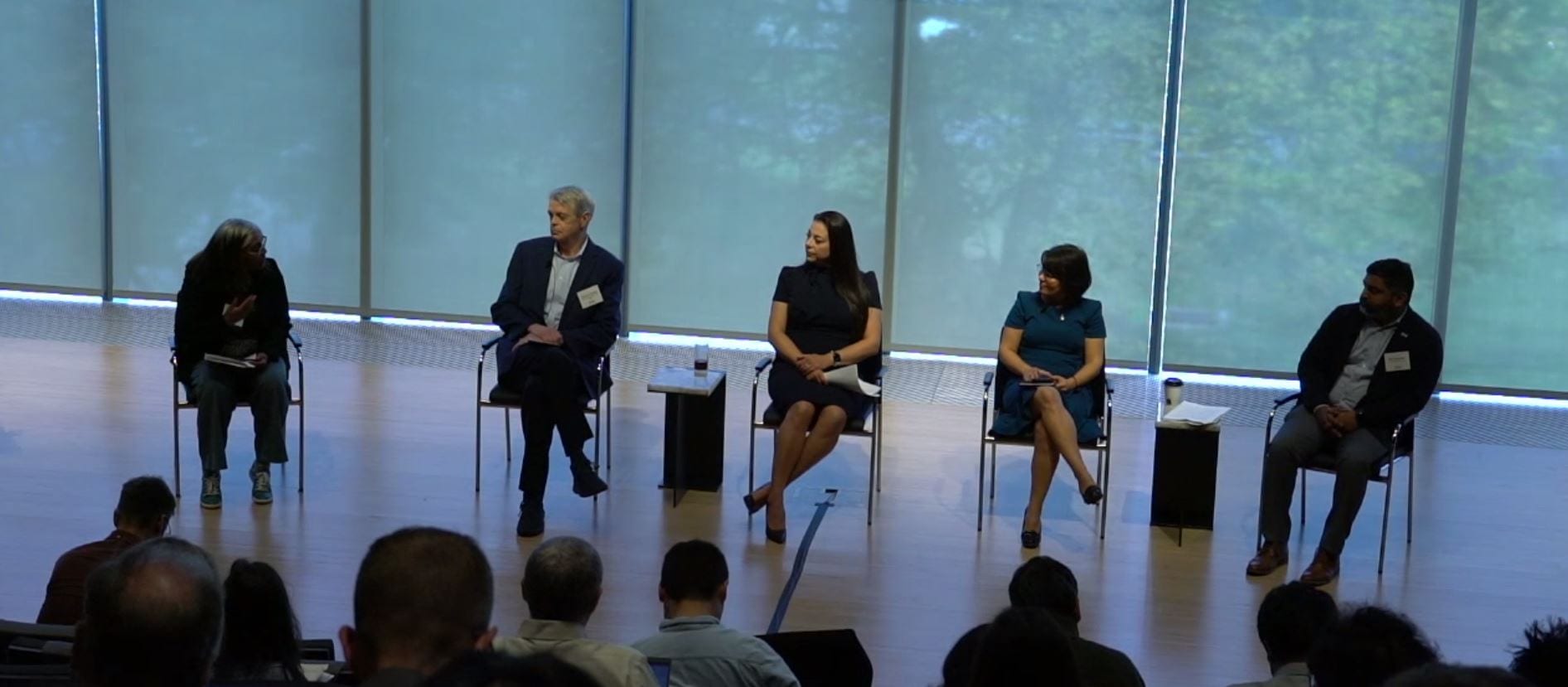 Intersect Illinois Chief Quantum Officer Preeti Chalsani moderates a panel at the 2024 Chicago Quantum Summit.