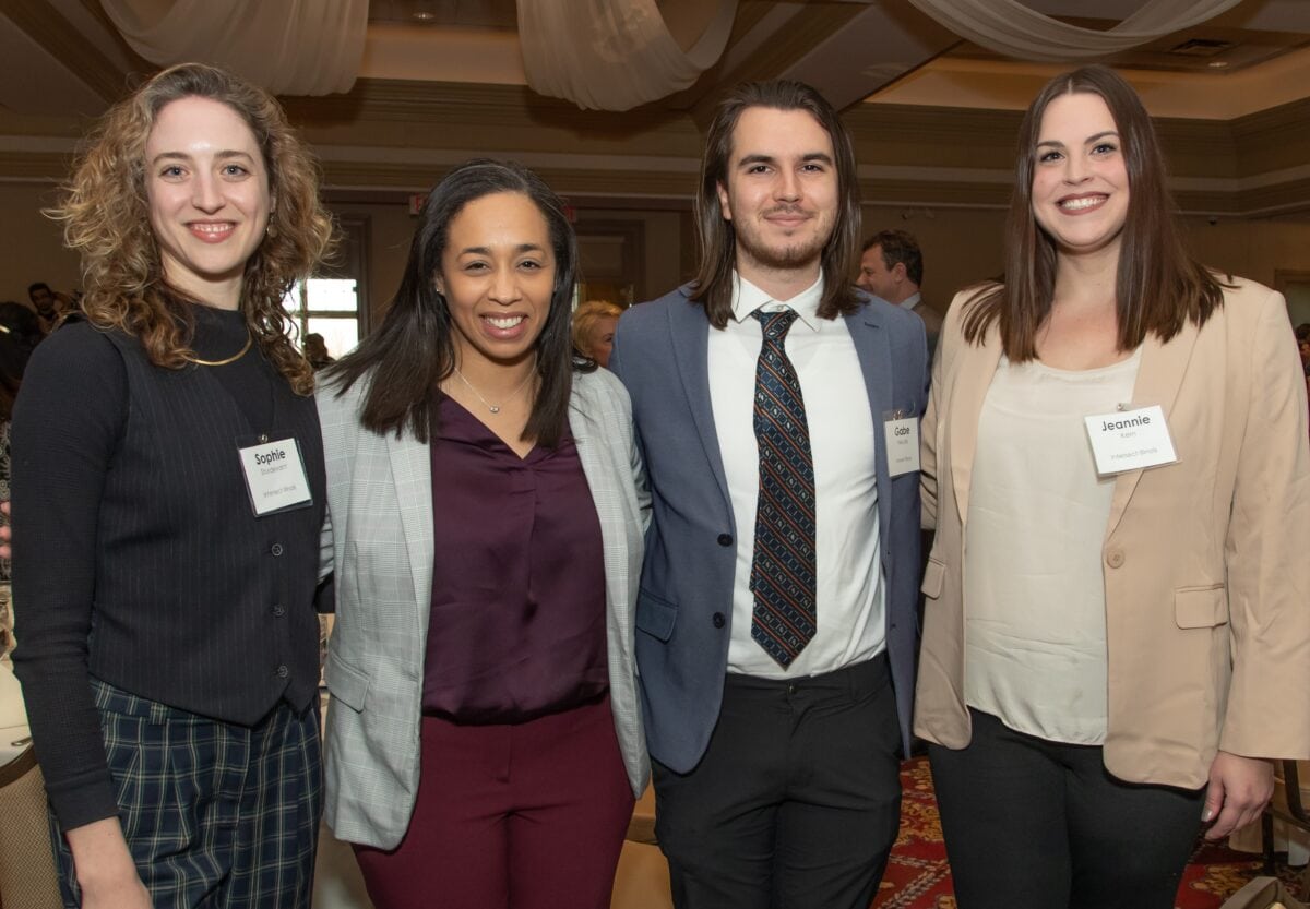 Sophie Sturdevant, Christy George, Gabe Necula, and Jeannie Kern of Intersect Illinois.