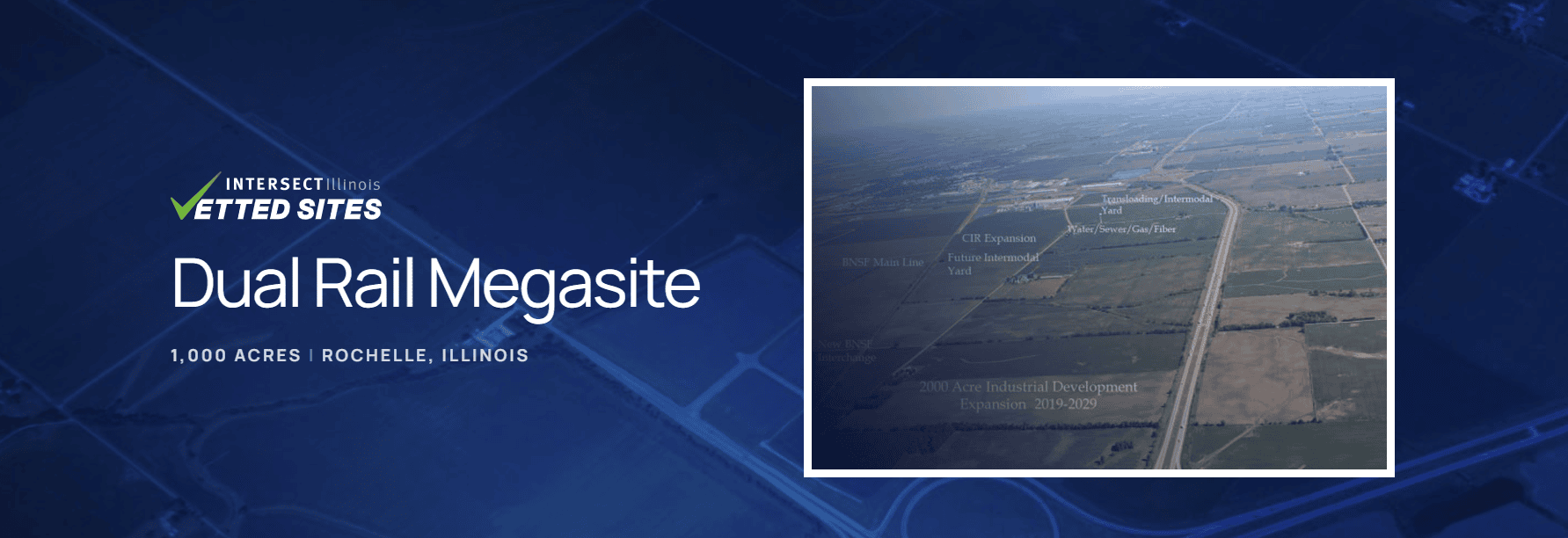 The Dual Rail Megasite in Rochelle, Illiniois, is perfect for TDL and SAF companies.