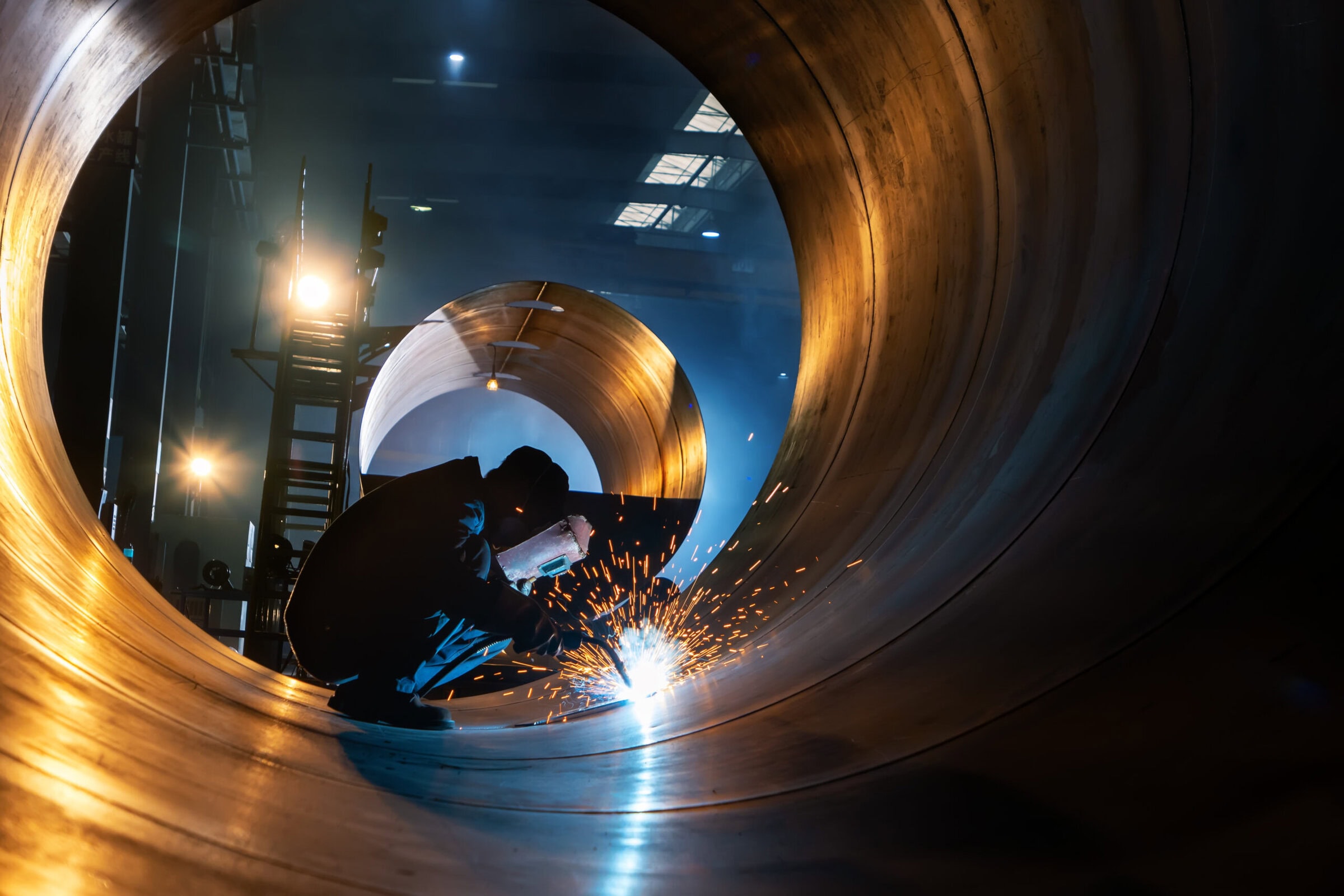Metal manufacturing. Image via Shutterstock.