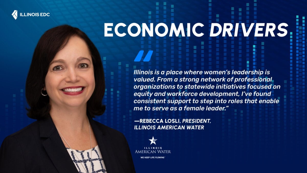 Economic Driver Rebecca Losli, President, Illinois American Water