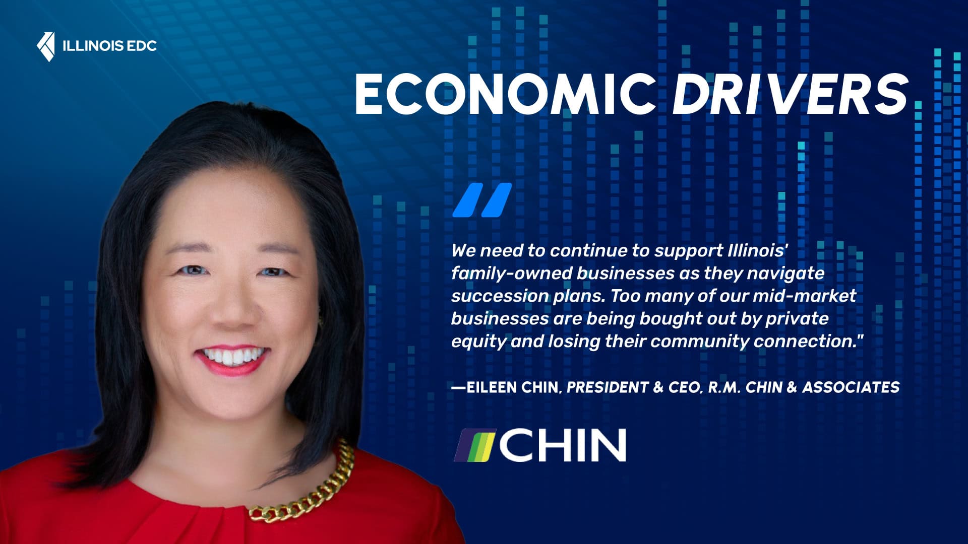 Economic Driver: Eileen Chin, President & CEO, R.M. Chin & Associates
